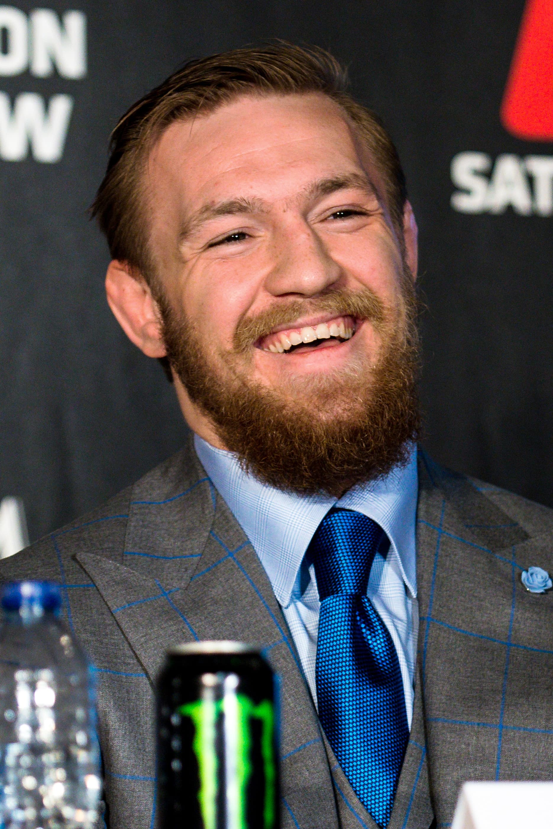 Conor McGregor durante il tour stampa UFC 189 a Londra.